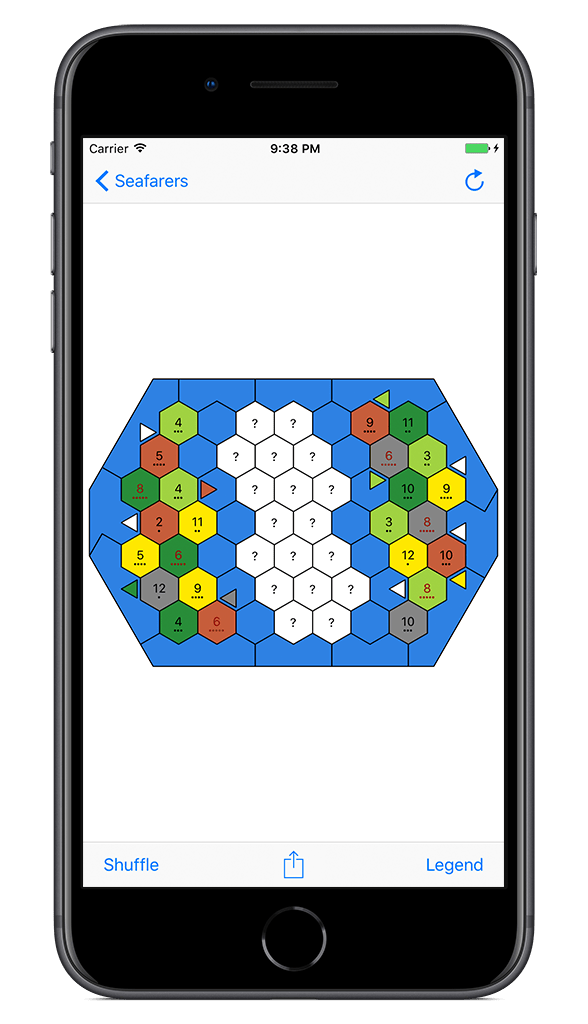 Hex Isle Map - Seafarers Map